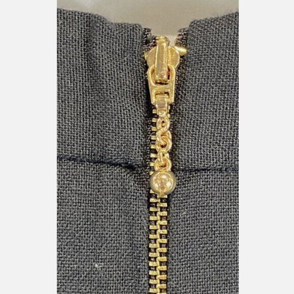 Kate Spade Women's Black Wool Blend Solid Bow Pencil Skirt Size 6 EUC - Picture 7 of 11